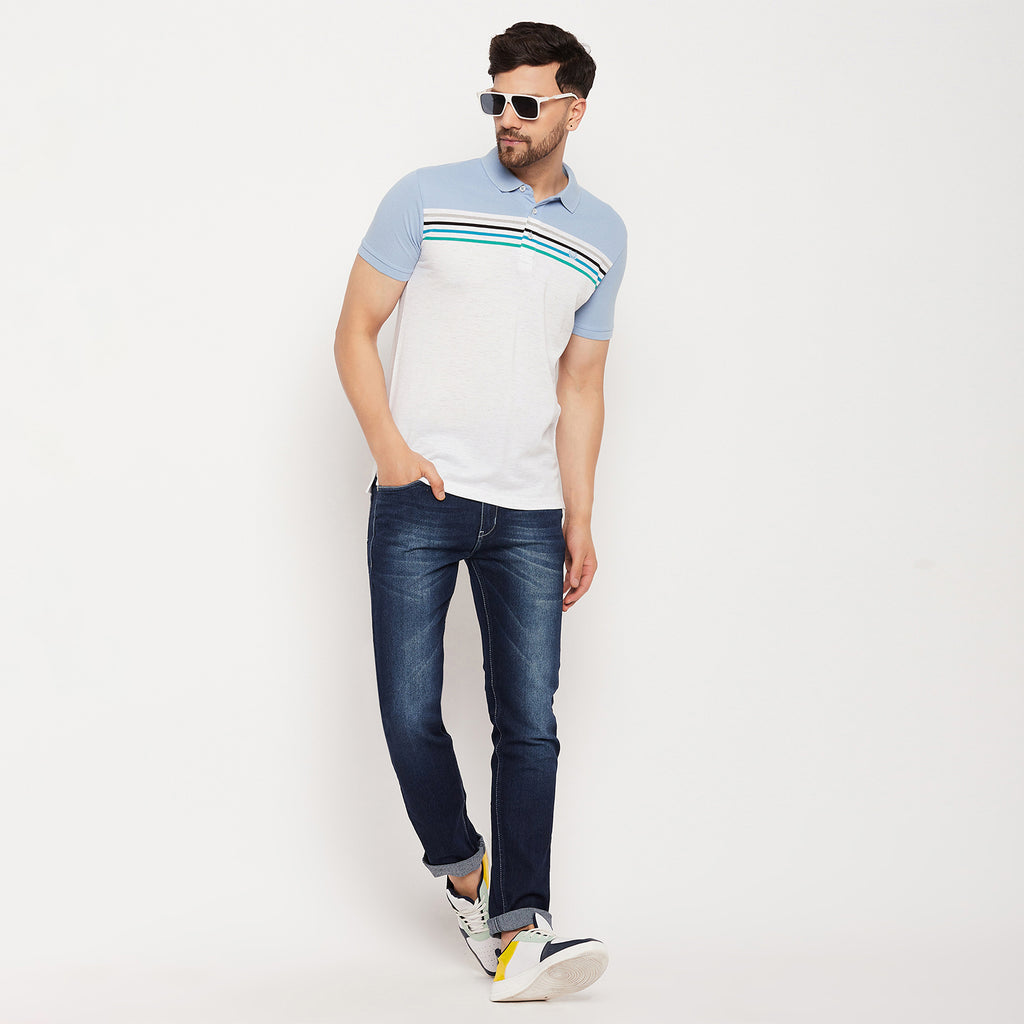 Duke Stardust Men Half Sleeve Cotton T-shirt (LF7018)