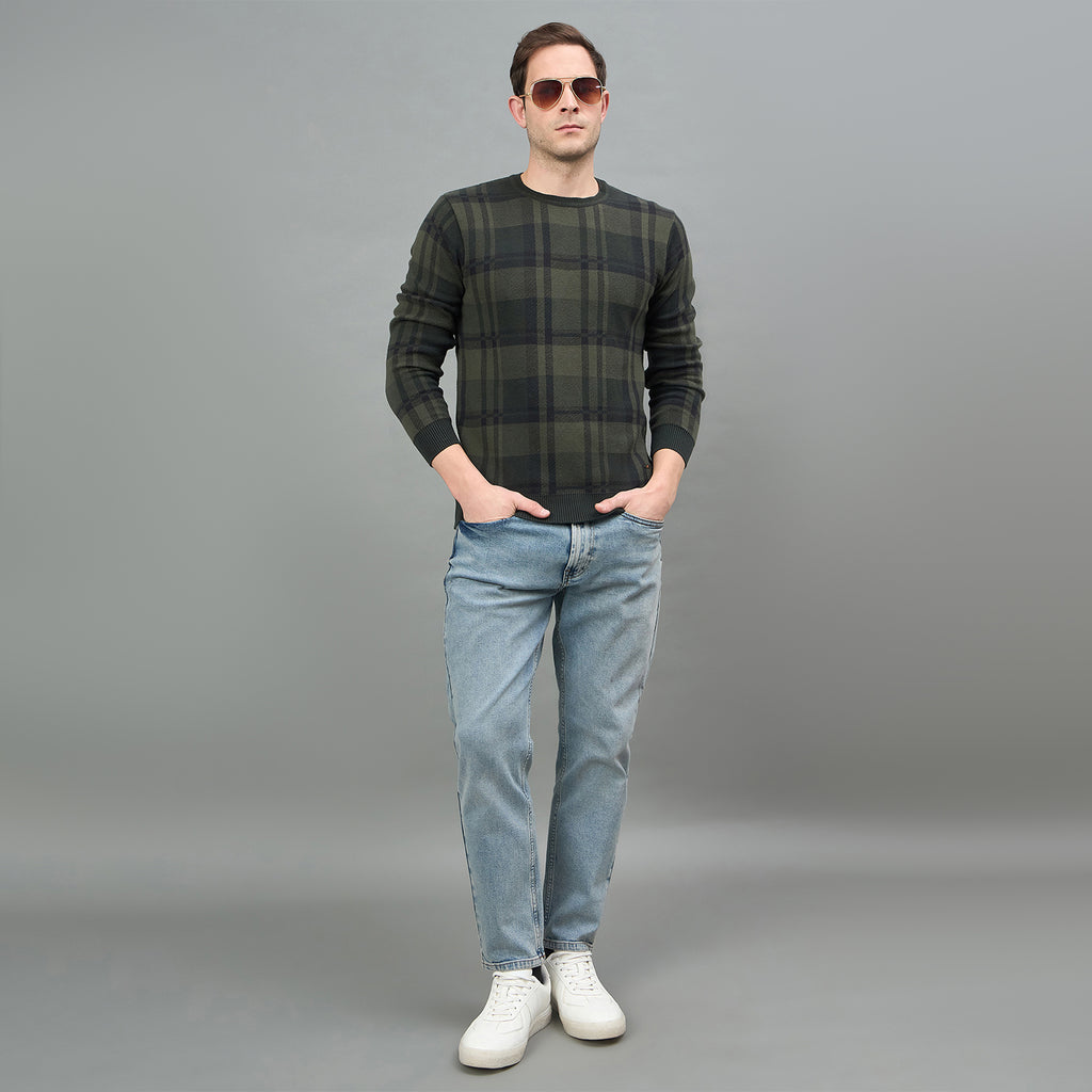 Duke Urban Men Full Sleeve Round Neck Regular Sweater (SDS2181)