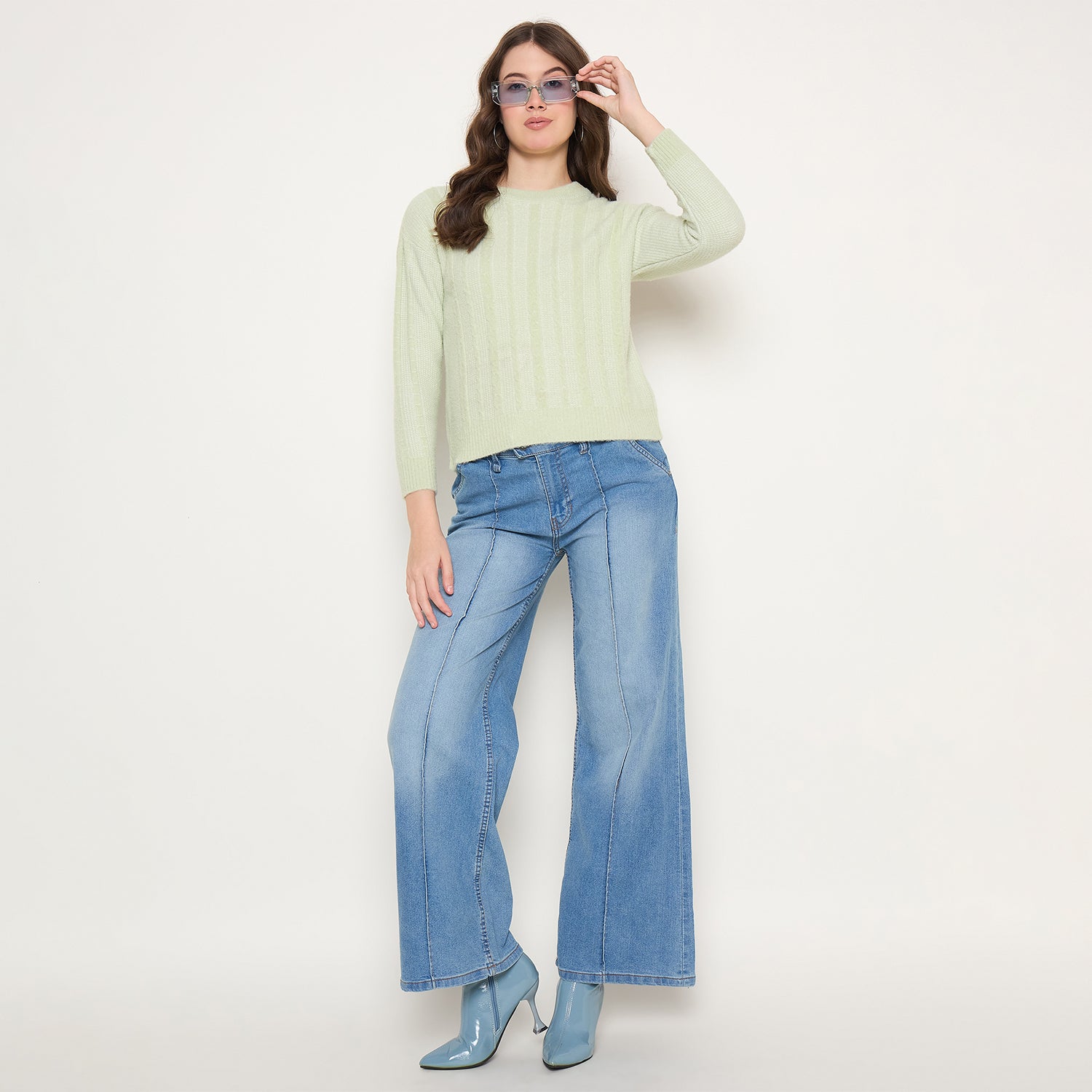 Duke Urban Women Full Sleeve Round Neck Pullover (SDS1391)