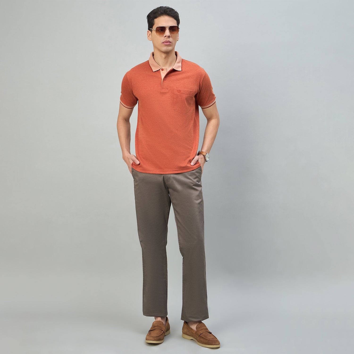 Duke Urban Men Flatfront Narrowfit Non-denim Casual Trouser (SDT4647)