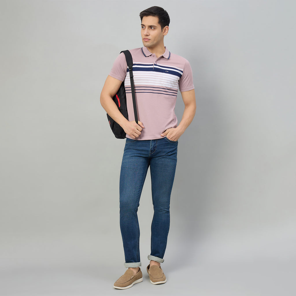 Duke Men Half Sleeve Cotton Regualr Fit Casual T-shirt (MLF1178)