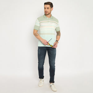 Duke Men Half Sleeve Cotton Tshirt (LF7393)