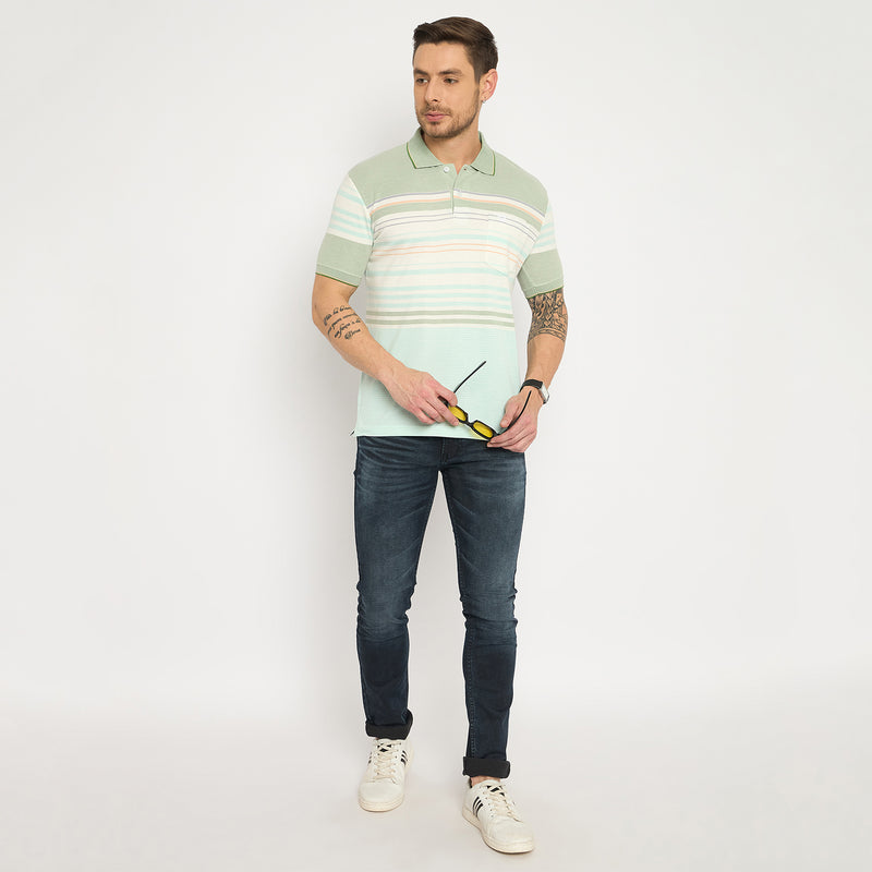 Duke Urban Men Half Sleeve Cotton Tshirt (LF7393)