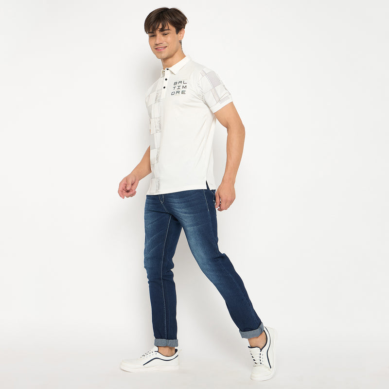 Duke Urban Men Half Sleeve Cotton T-shirt (LF7176)