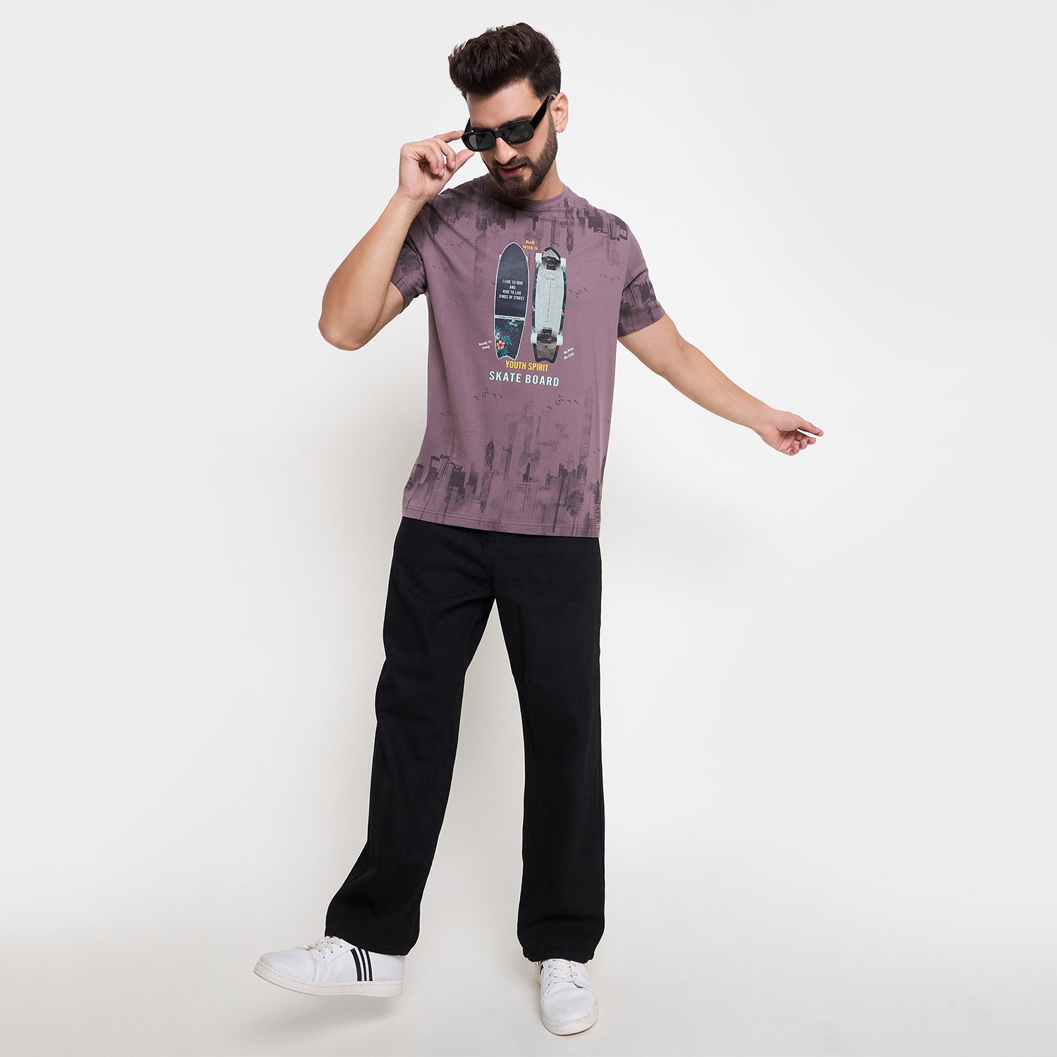 Duke Urban Men Half Sleeve Cotton Tshirt (LF7226)