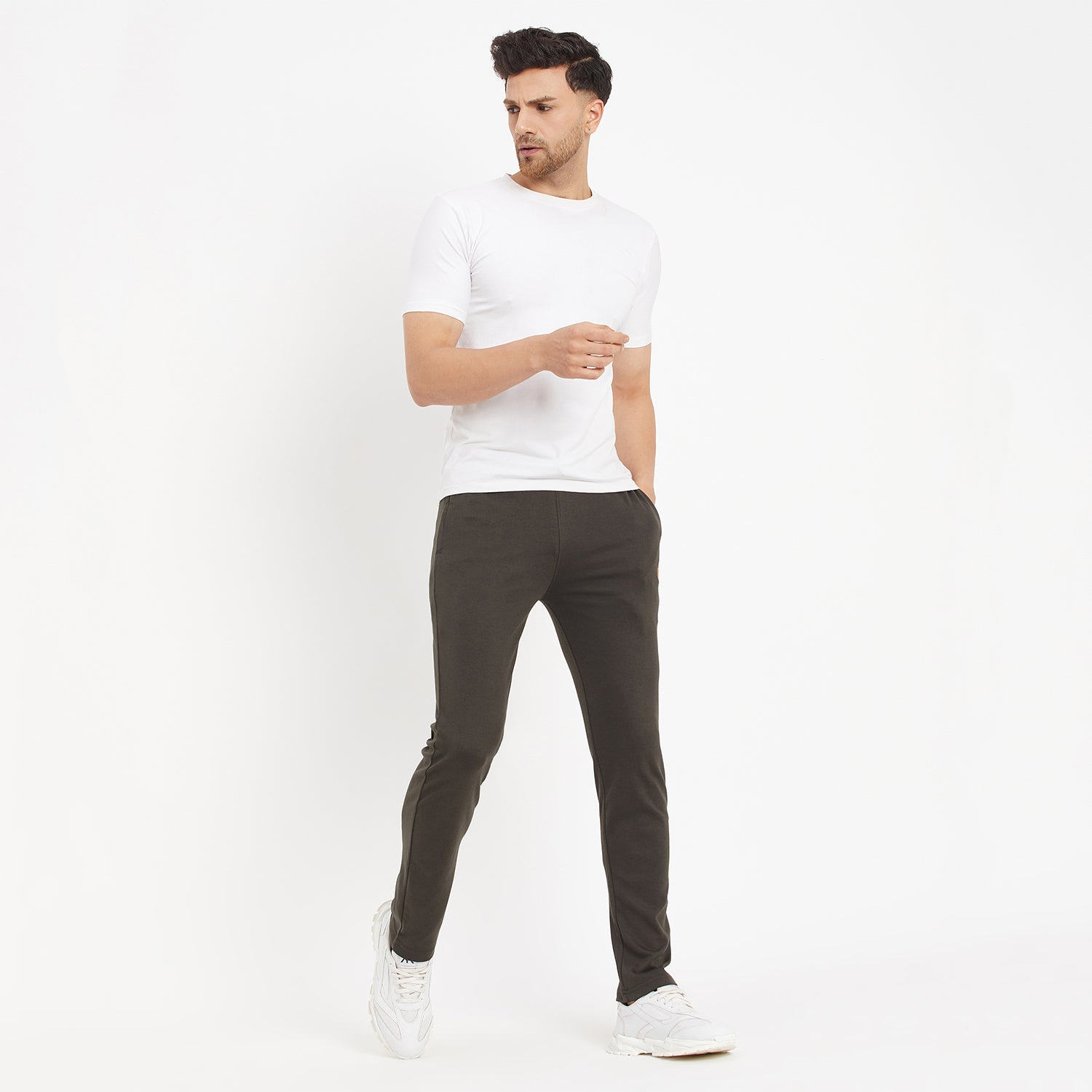 Duke Urban Men Solid Regular Track Pant (LF5660)