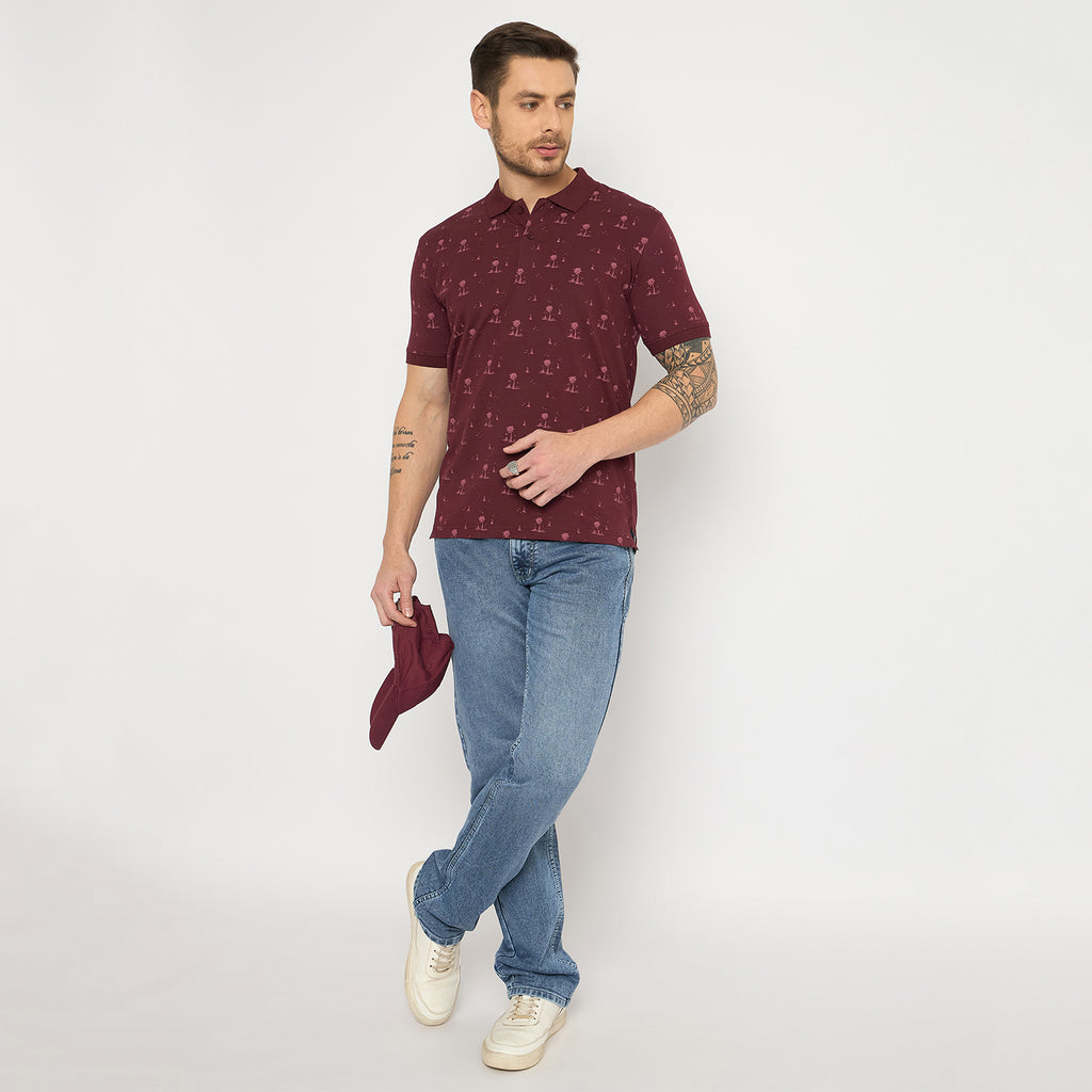 Duke Urban Men Half Sleeve Cotton Tshirt (LF7309)