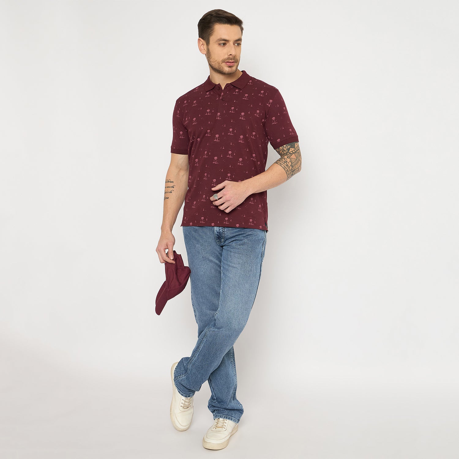 Duke Urban Men Half Sleeve Cotton Tshirt (LF7309)