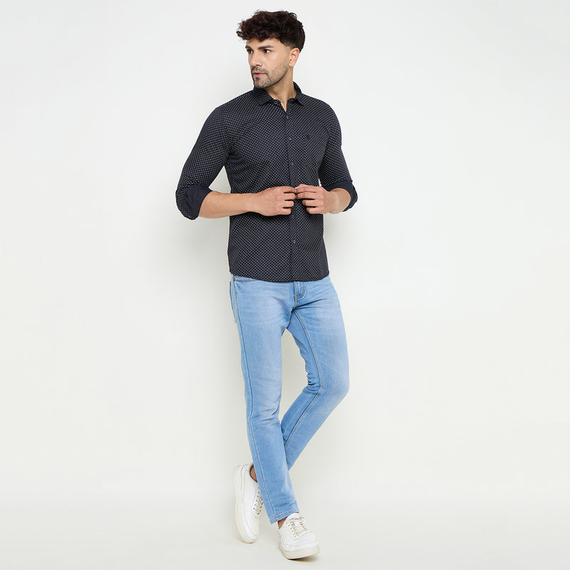 Duke Urban Men Full Sleeve Cotton Shirt (SDO8PRI)