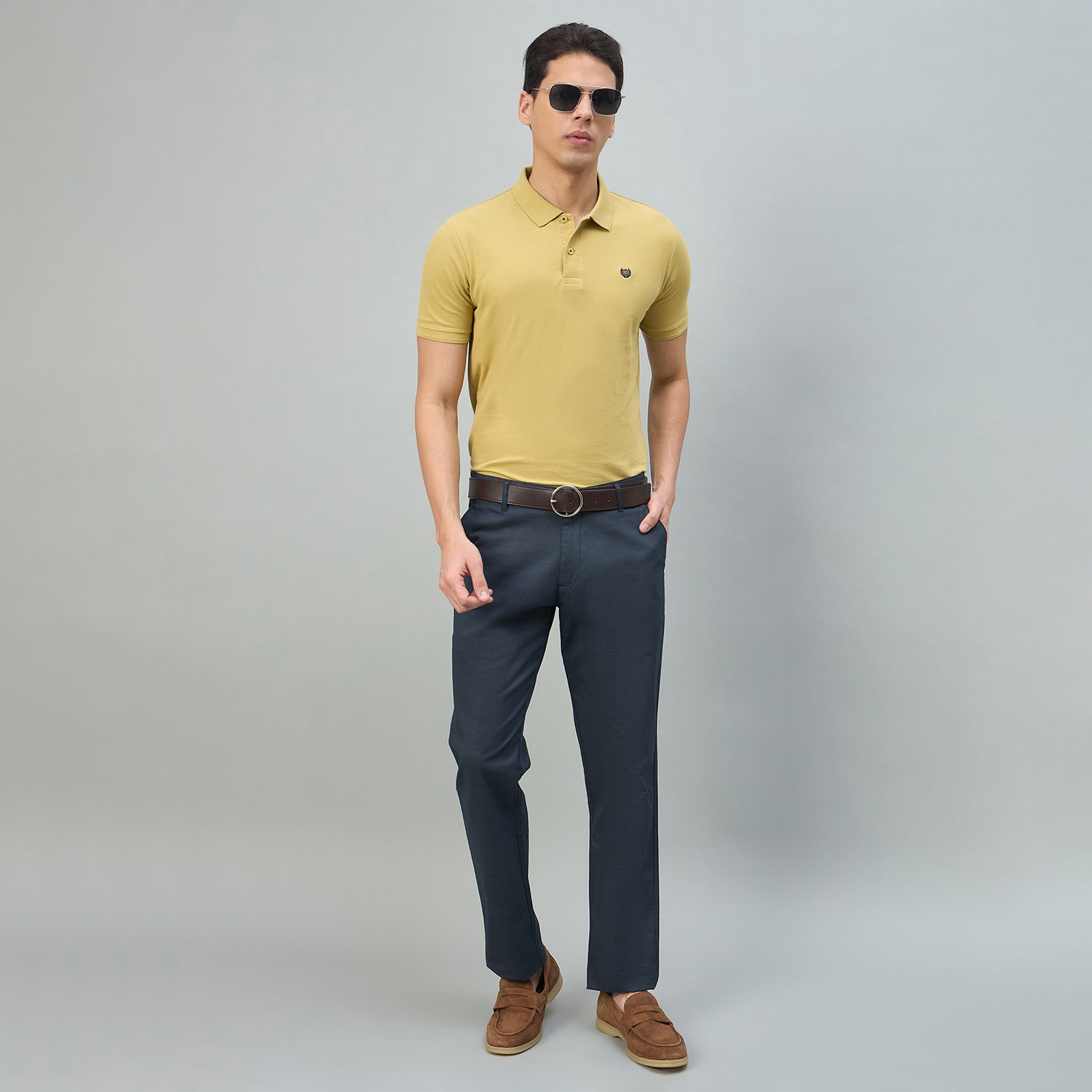 Duke Urban Men Flatfront Narrowfit Non-denim Casual Trouser (SDT4646)