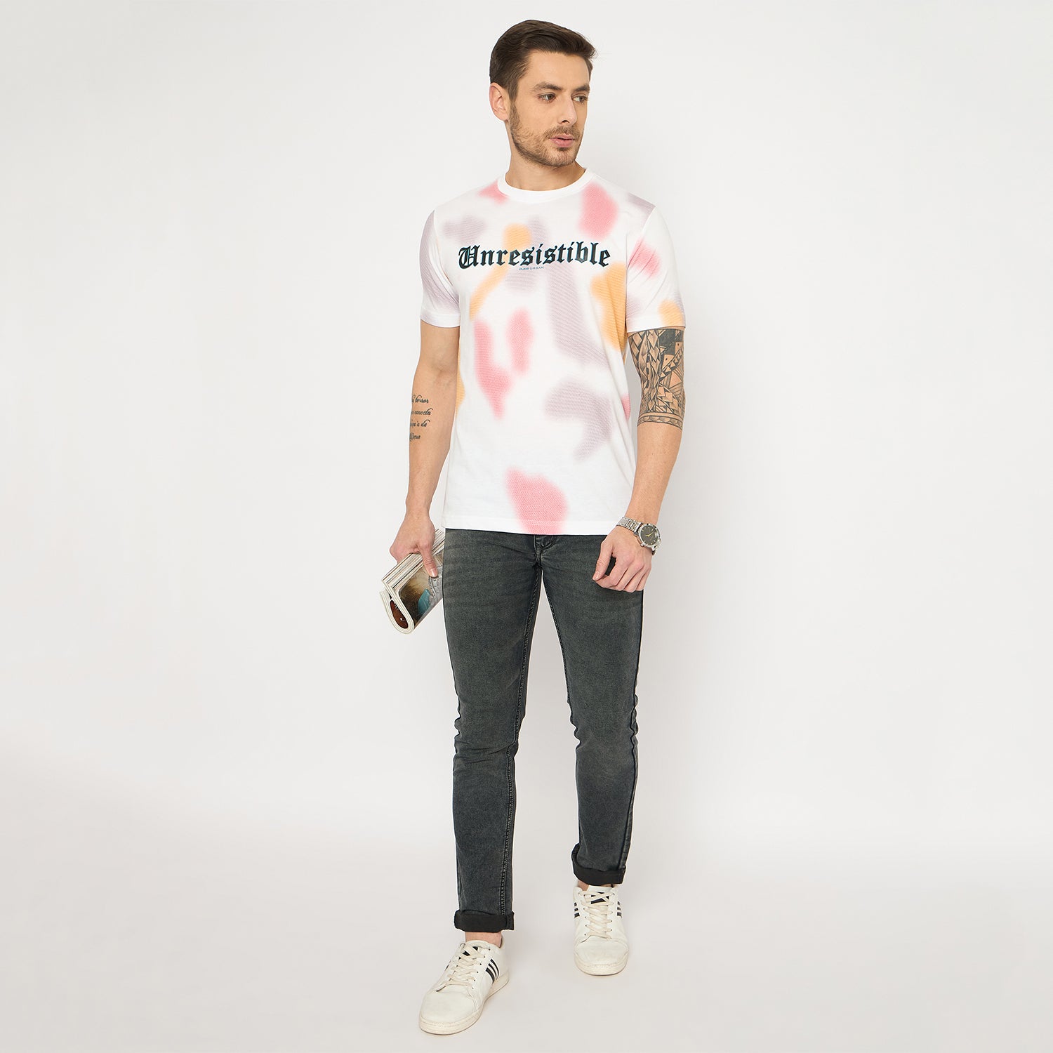 Duke Urban Men Half Sleeve Cotton Tshirt (LF7417)