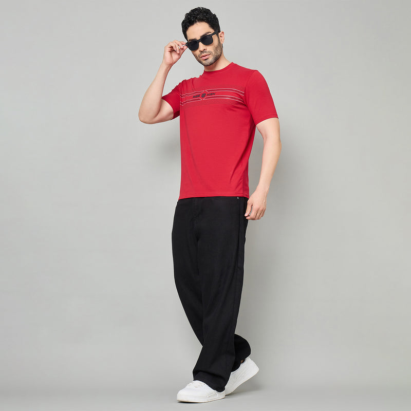 Duke Urban Men Half Sleeve Cotton Tshirt (LF7542)