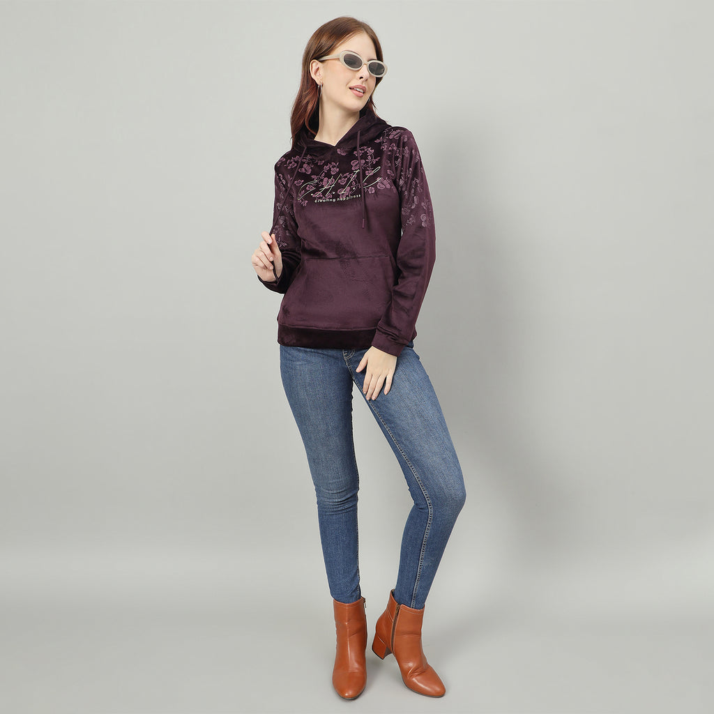 Duke Urban Women Hooded Regular Sweatshirt (LFX971)