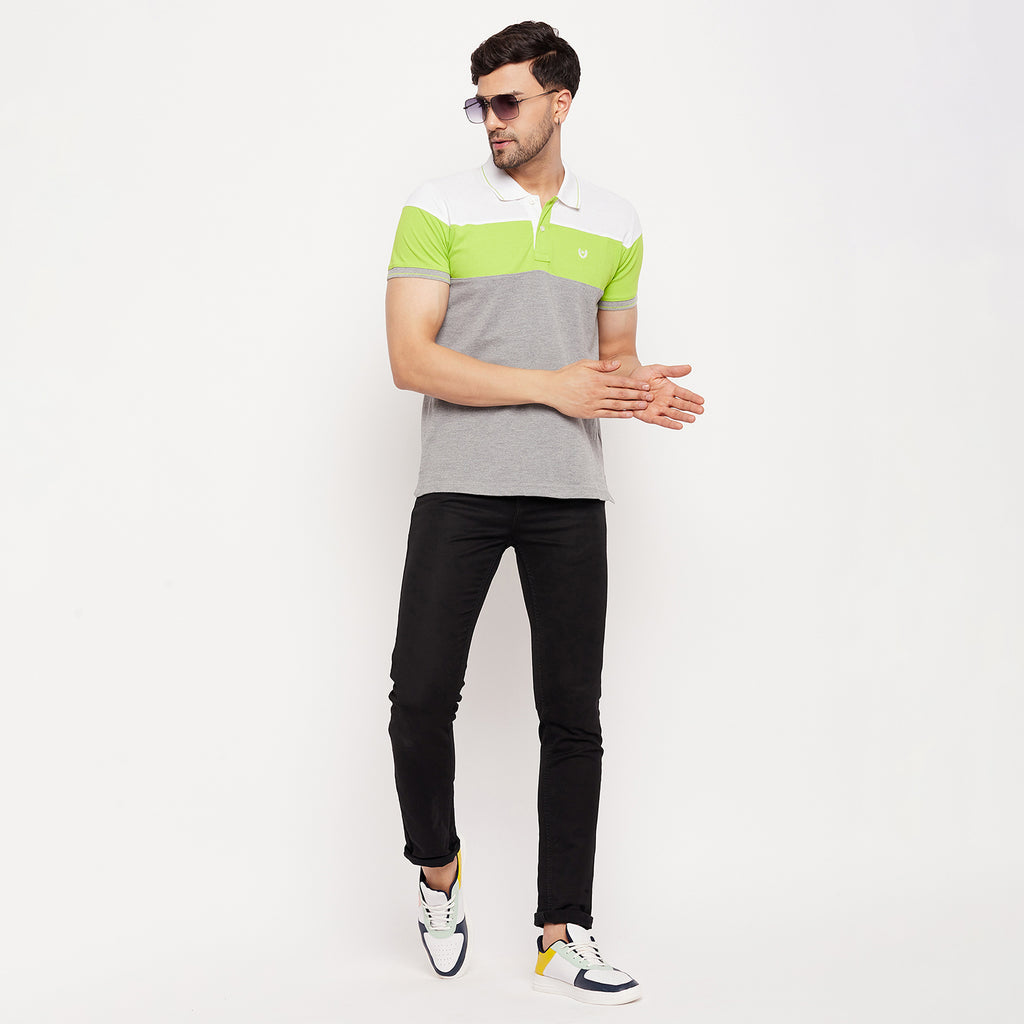 Duke Stardust Men Half Sleeve Polo Neck Cotton T-shirt (4036)