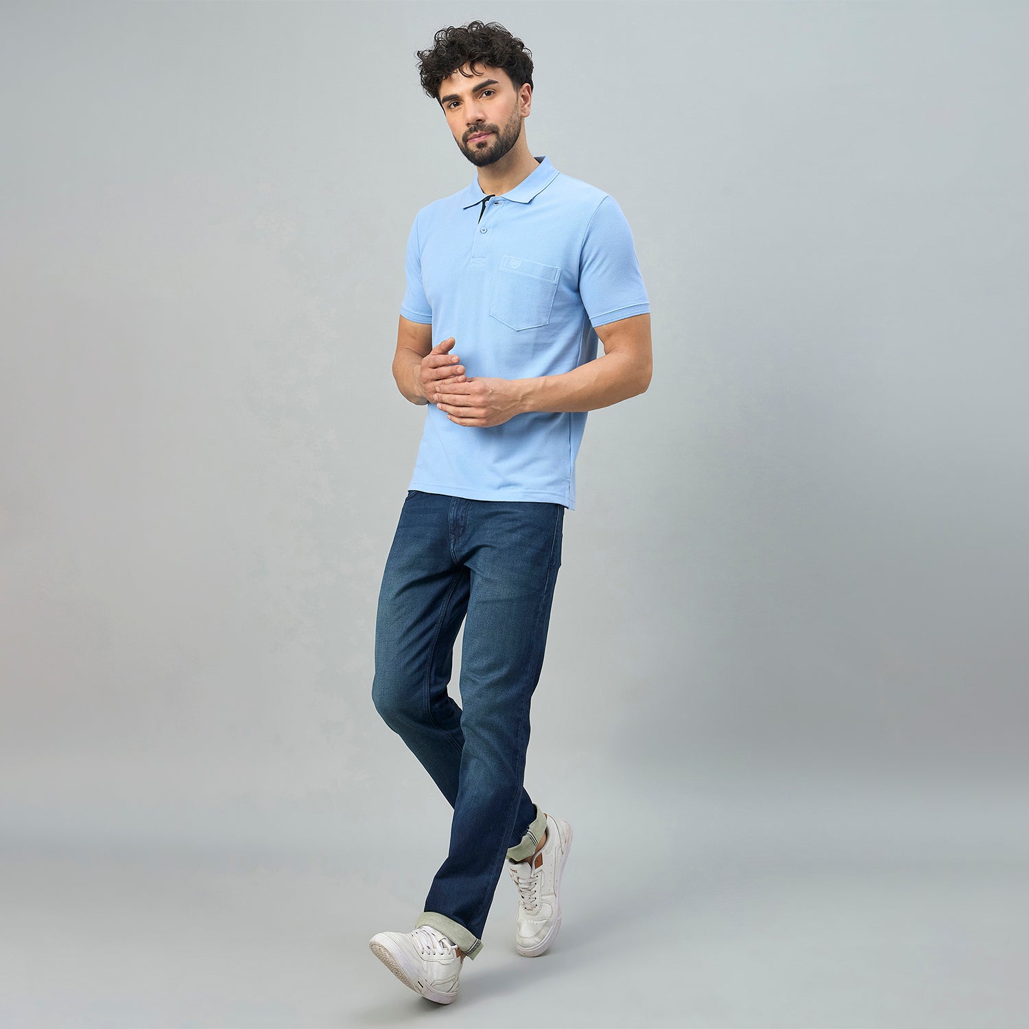 Duke Urban Men Smart Fit Solid Polo Tshirt (ONSD39) (More Colors)