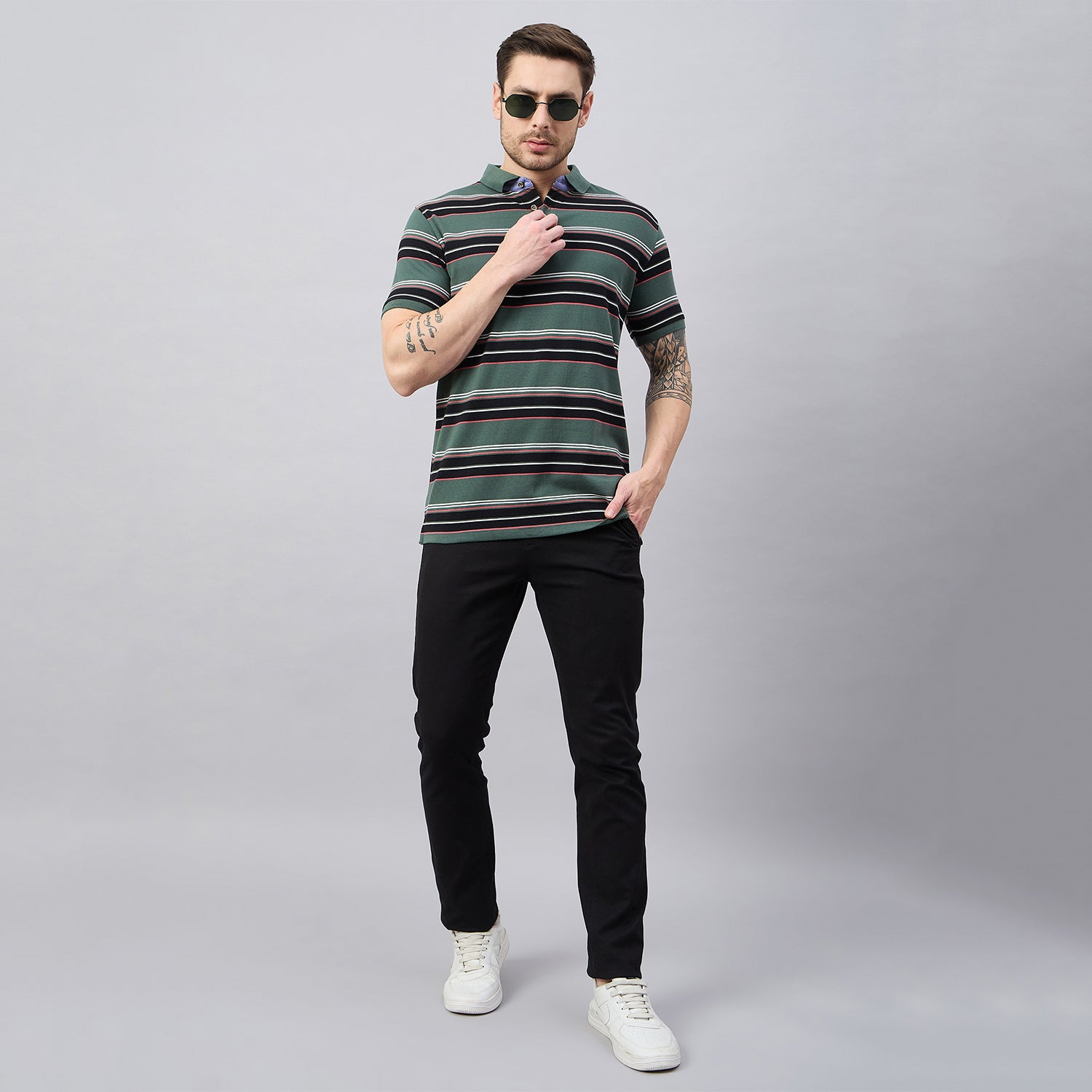 Duke Urban Men Half Sleeve Cotton Polo Tshirt (ON1426)