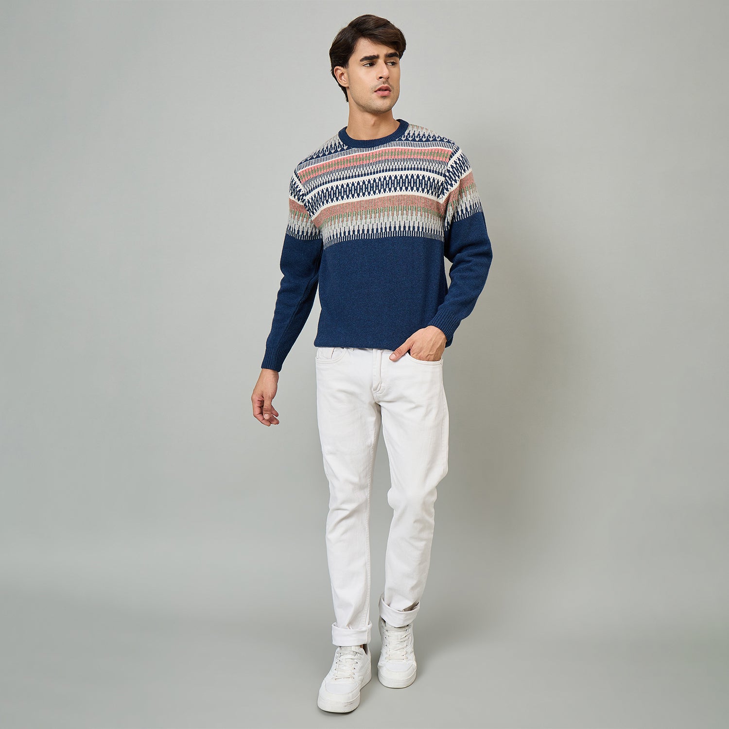 Duke Urban Men Full Sleeve Classic round neck sweater (SDS2237)
