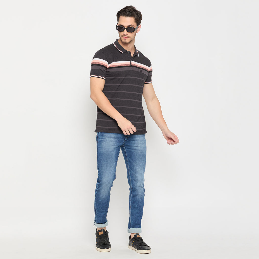 Duke Strardust Men Half Sleeve Cotton T-shirt (LF7129)