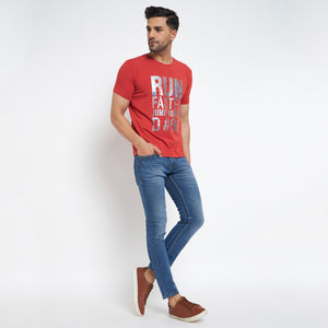 Duke Stardust Men Half Sleeve Cotton T-shirt (LF7136)