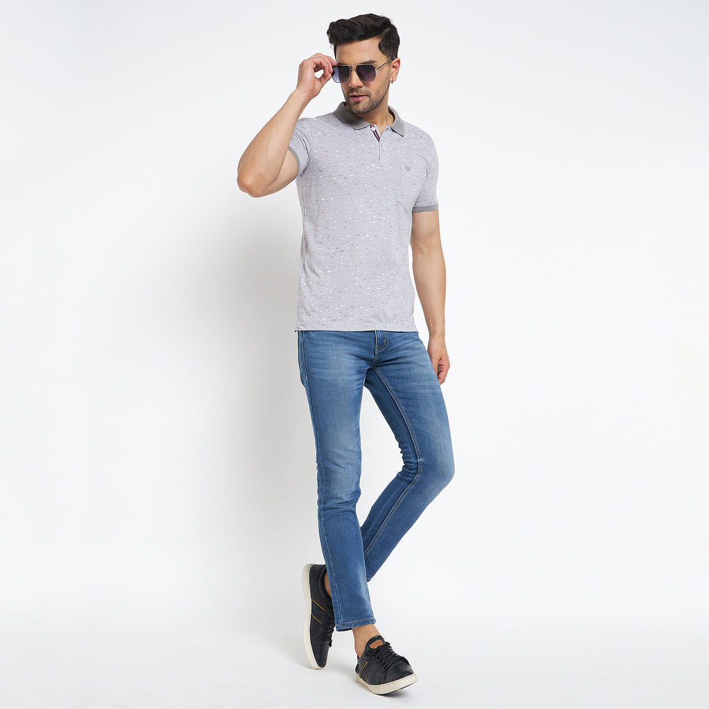Duke Stardust Men Half Sleeve Cotton T-shirt (LF7041)