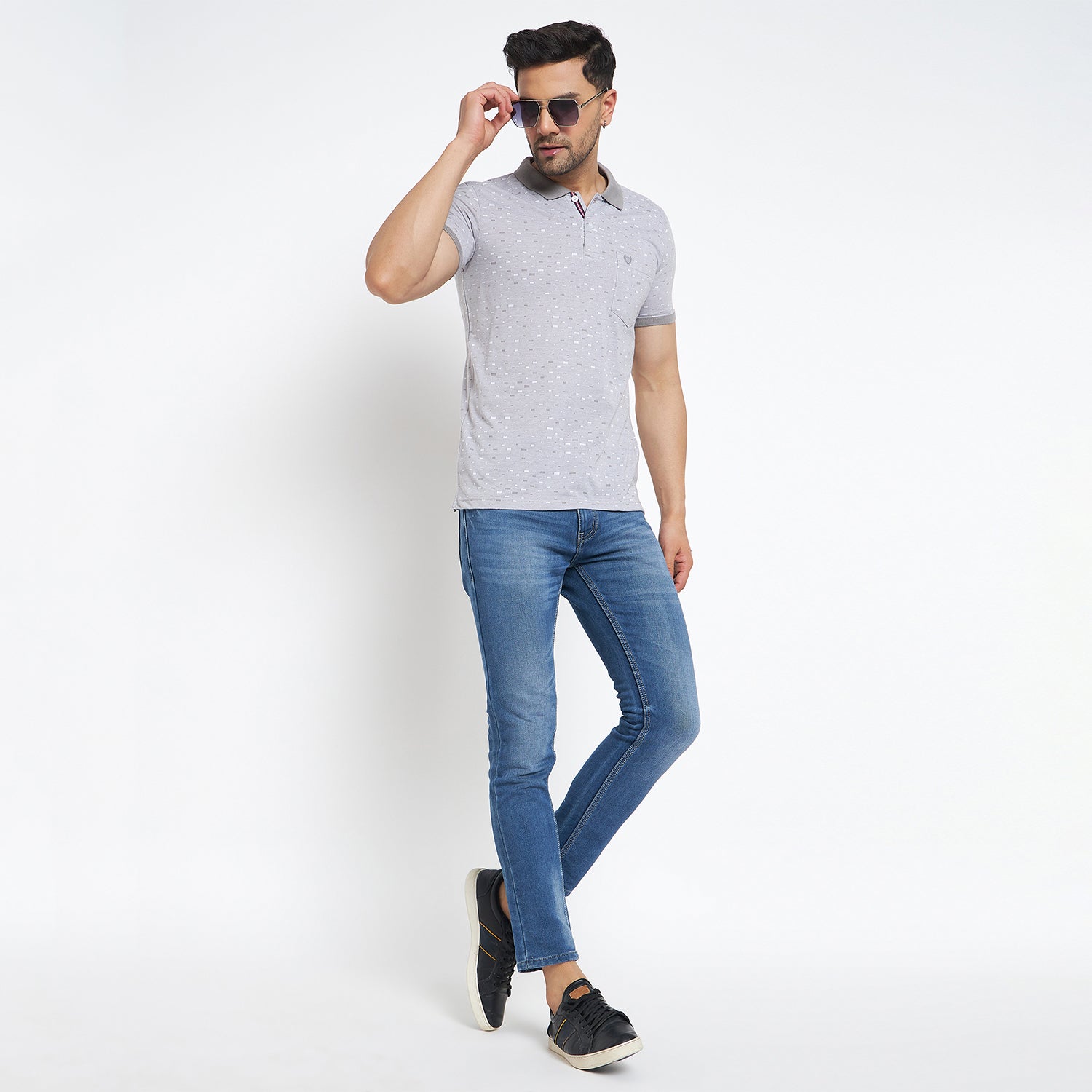 Duke Stardust Men Half Sleeve Cotton T-shirt (LF7041)