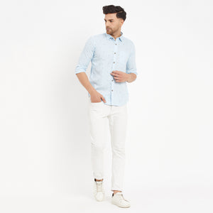 Duke Stardust Men Full Sleeve Cotton Shirt (SD7PLDAQ)
