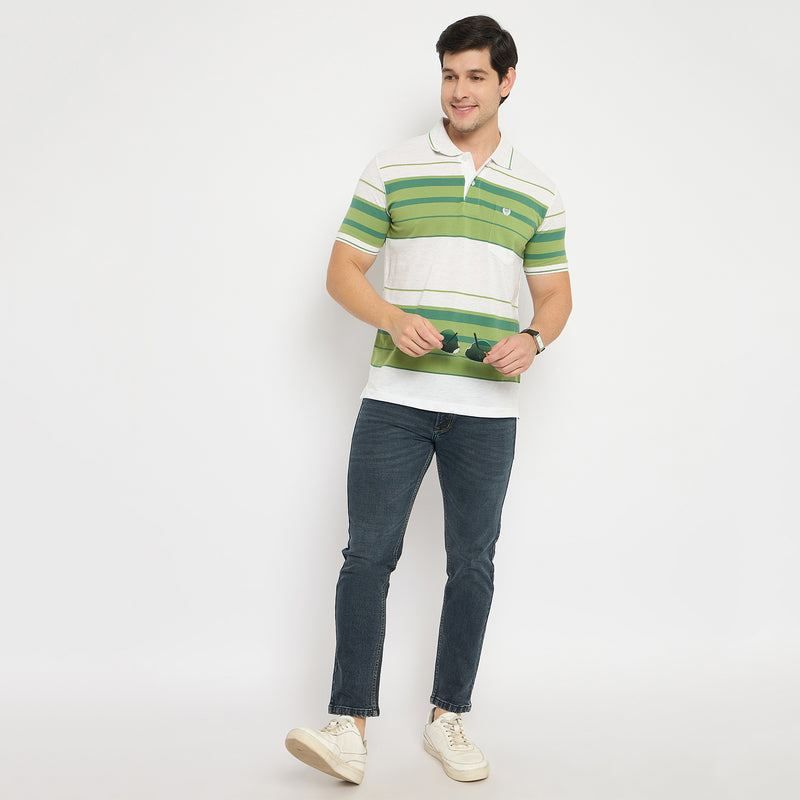 Duke Urban Men Half Sleeve Cotton Tshirt (LF7379)