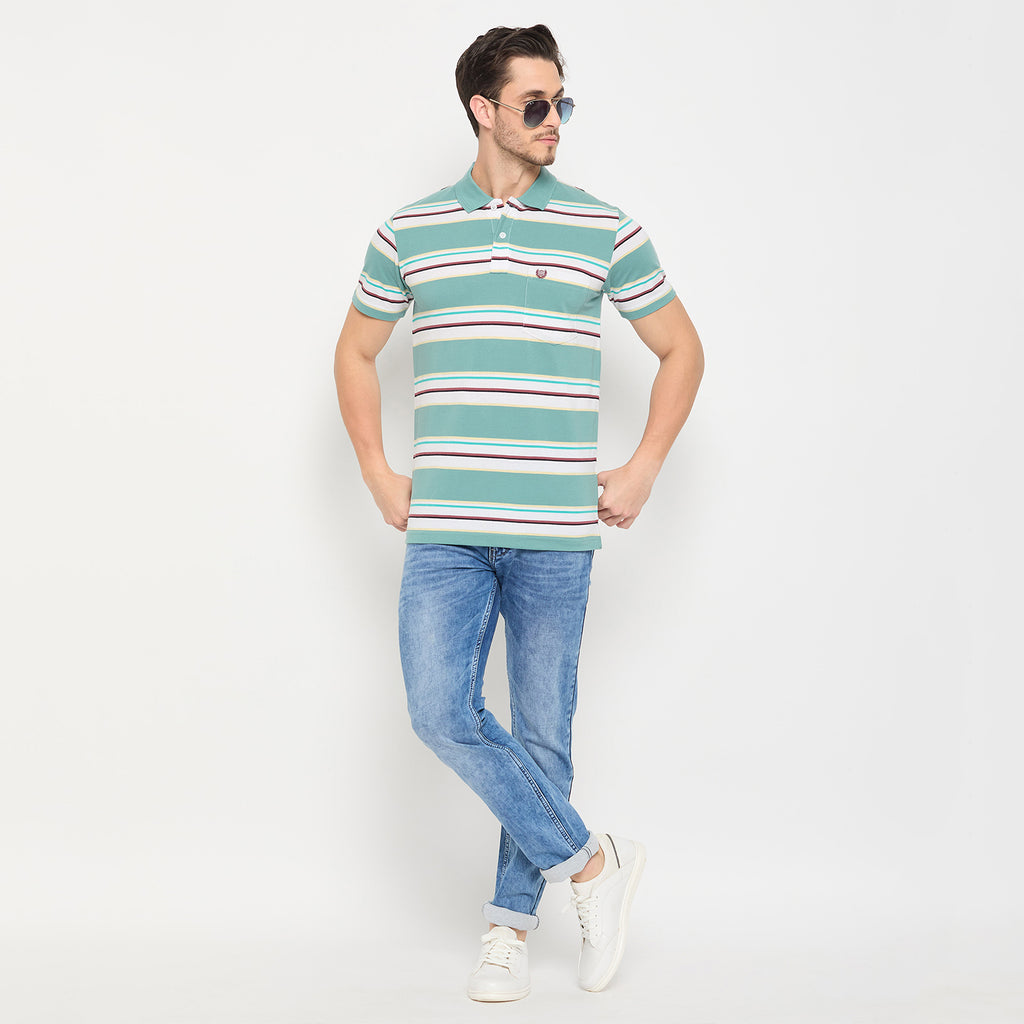 Duke Strardust Men Half Sleeve Cotton T-shirt (LF7045)