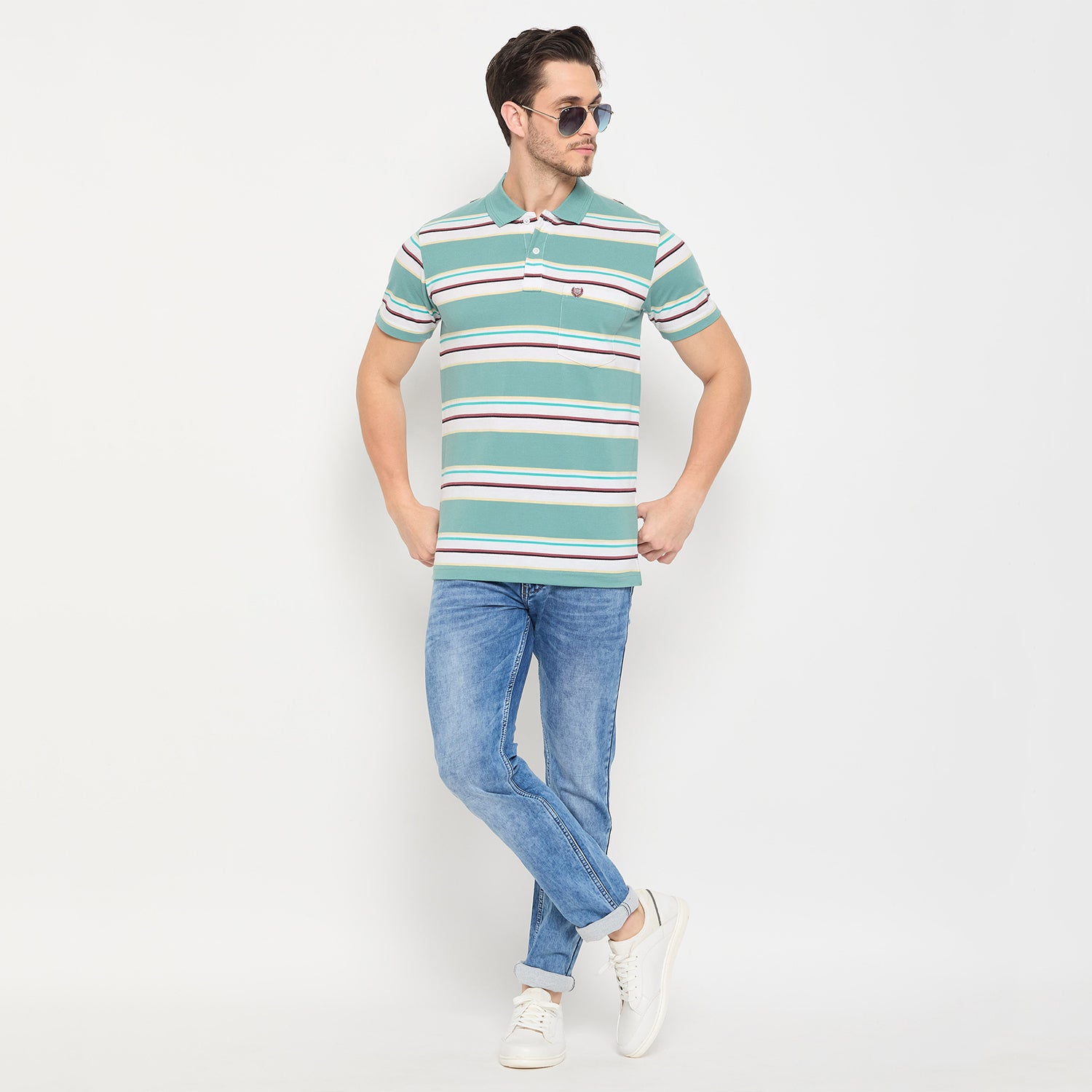 Duke Strardust Men Half Sleeve Cotton T-shirt (LF7045)