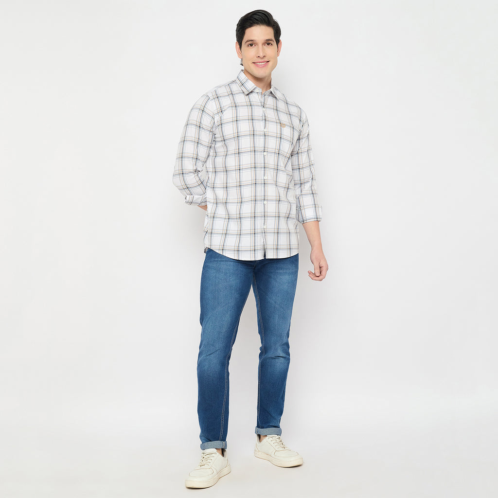Duke Urban Men Full Sleeve Cotton Shirt (SDO6CHC)