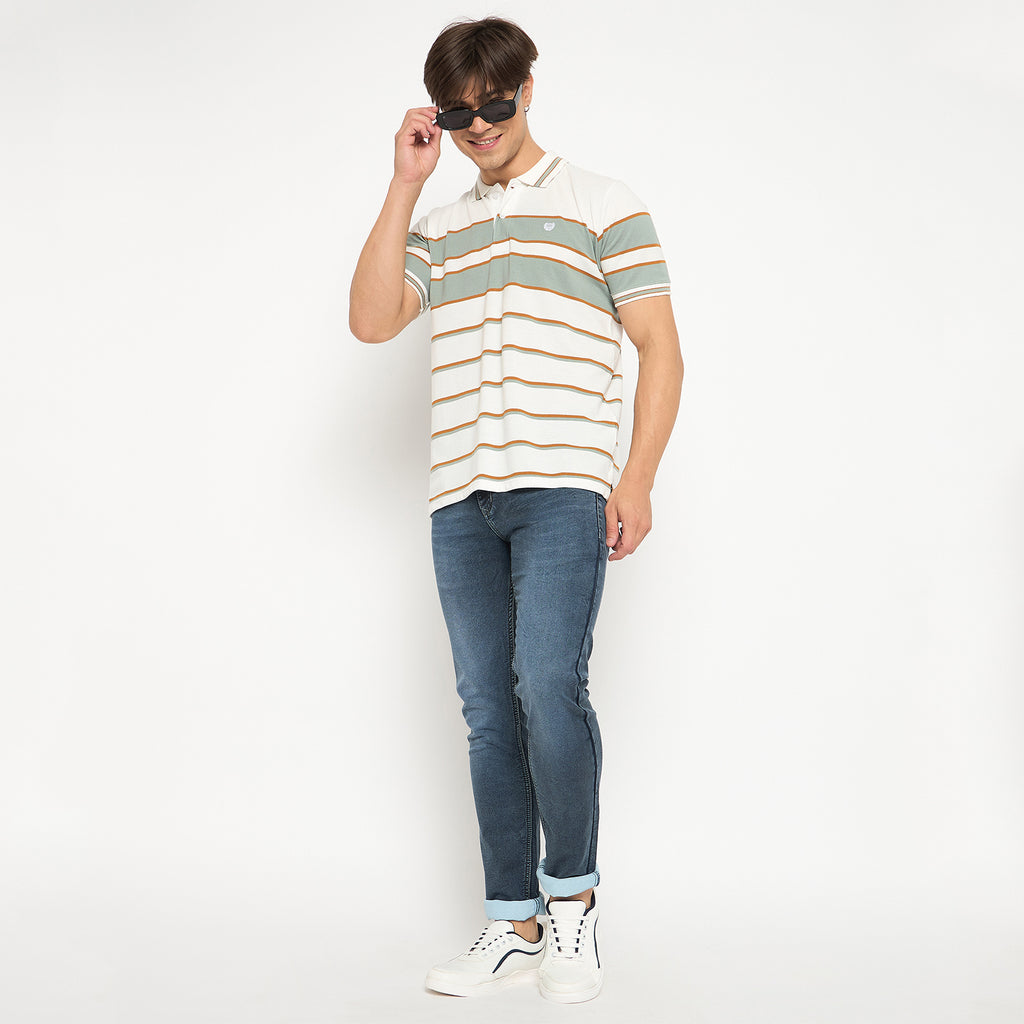 Duke Strardust Men Half Sleeve Cotton T-shirt (LF7127)