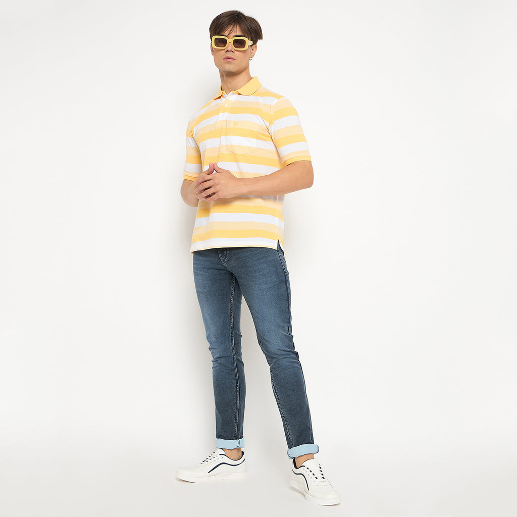 Duke Urban Men Half Sleeve Cotton T-shirt (LF7281S)