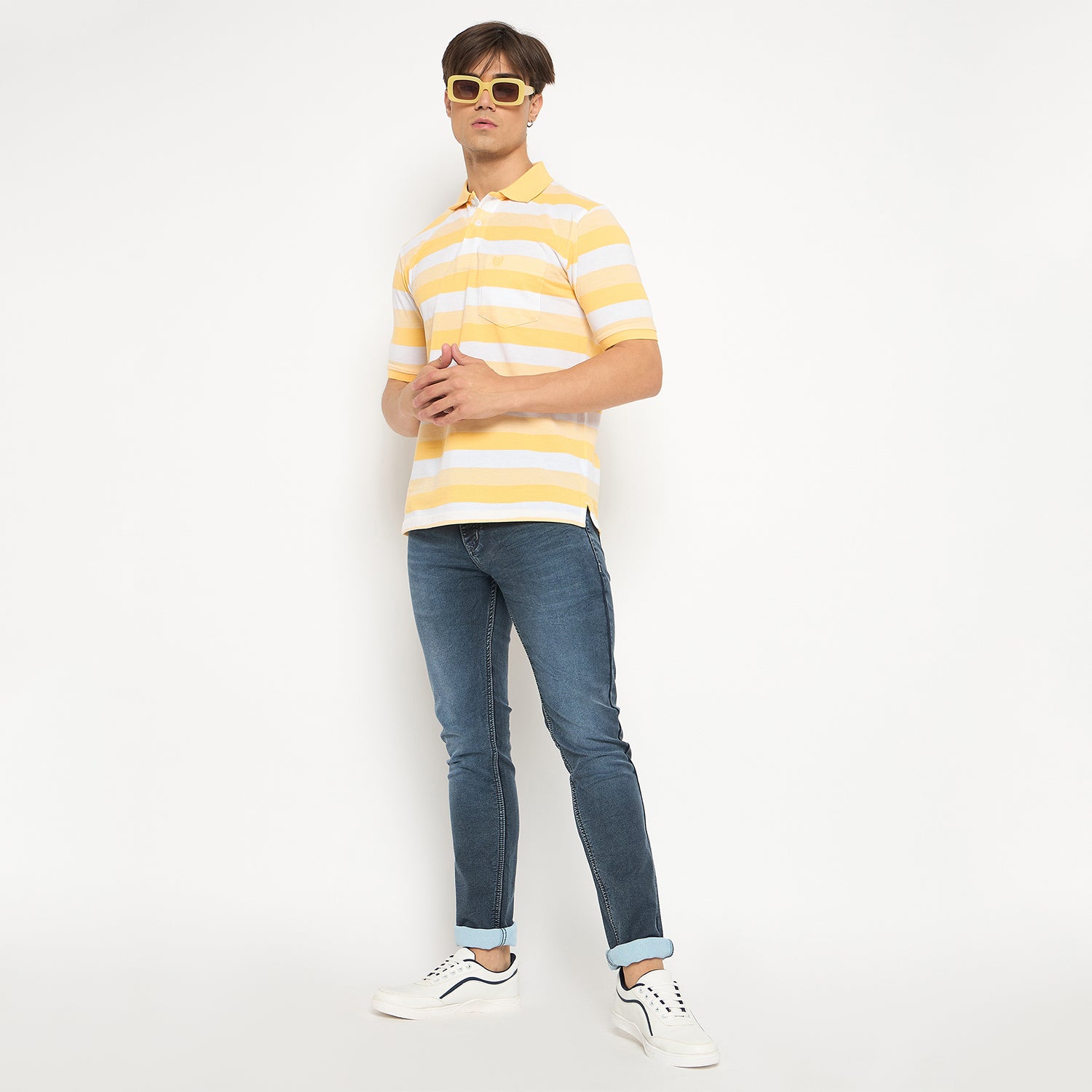 Duke Urban Men Half Sleeve Cotton T-shirt (LF7281S)