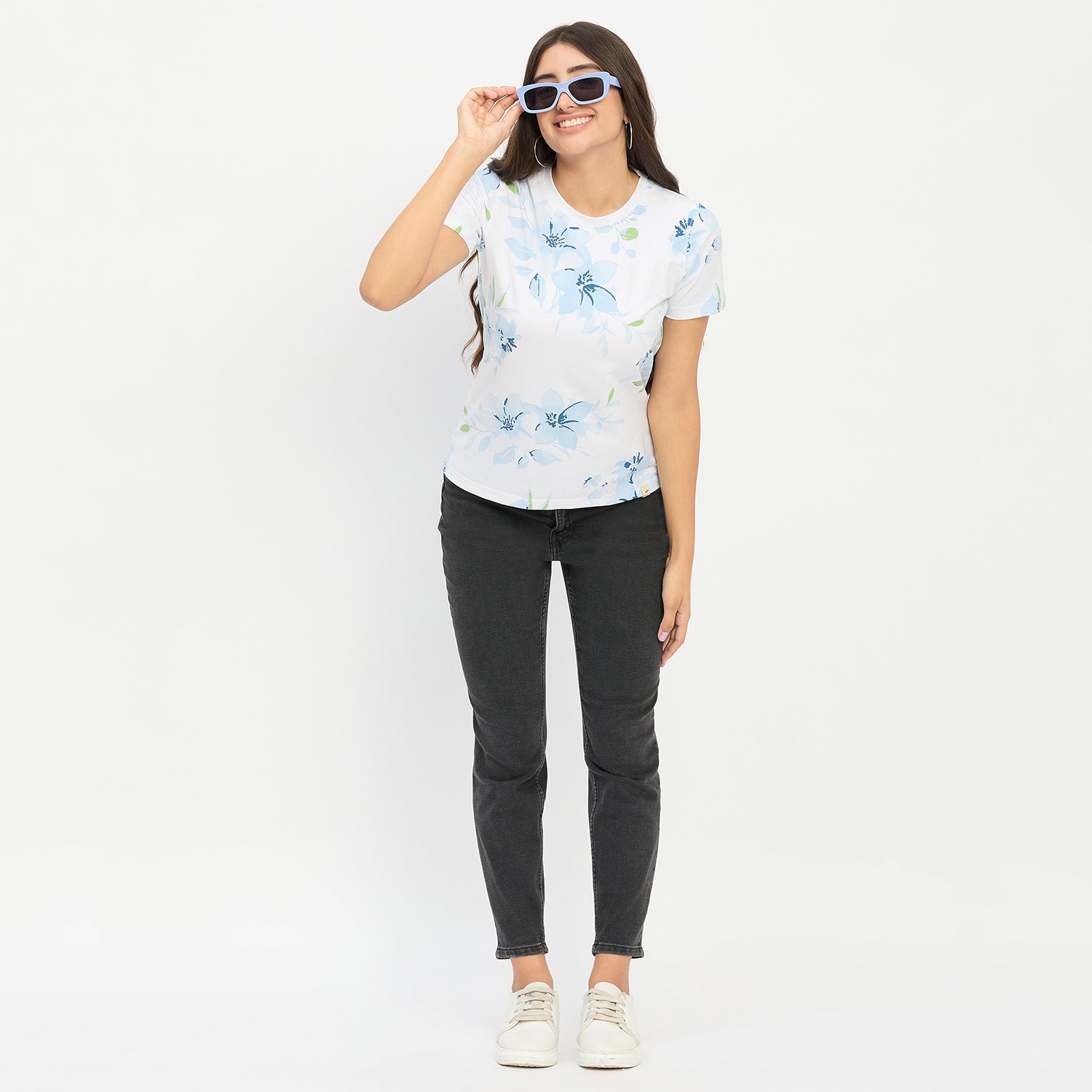 Duke Urban Women Half Sleeve Round Neck Top (LFX3287)