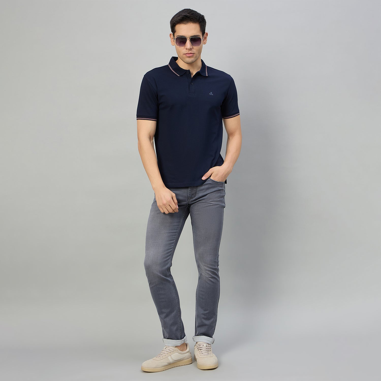 Duke Men Half Sleeve Cotton Smart Fit Casual T-shirt (SD73)