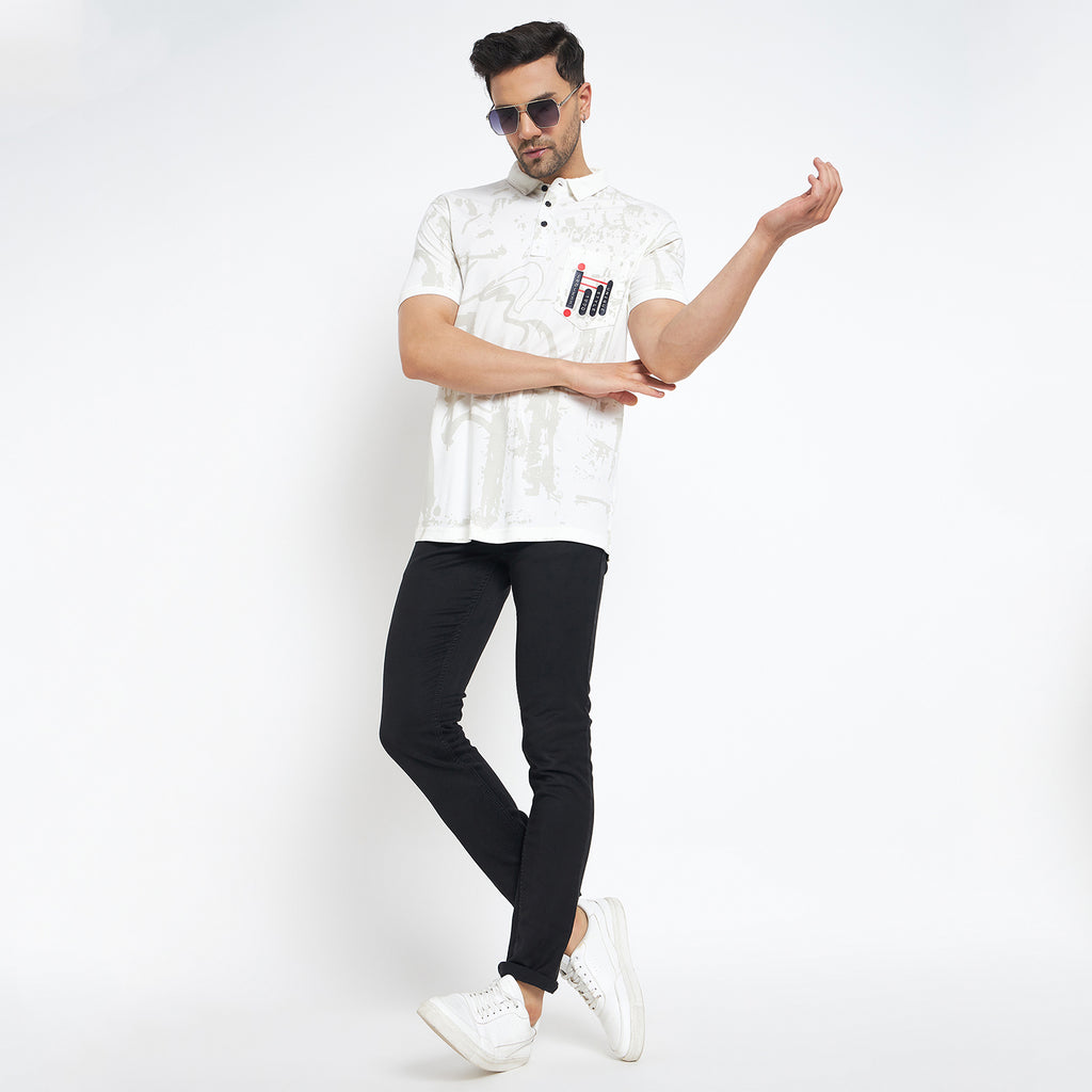 Duke Urban Men Half Sleeve Cotton T-Shirt (LF7118)