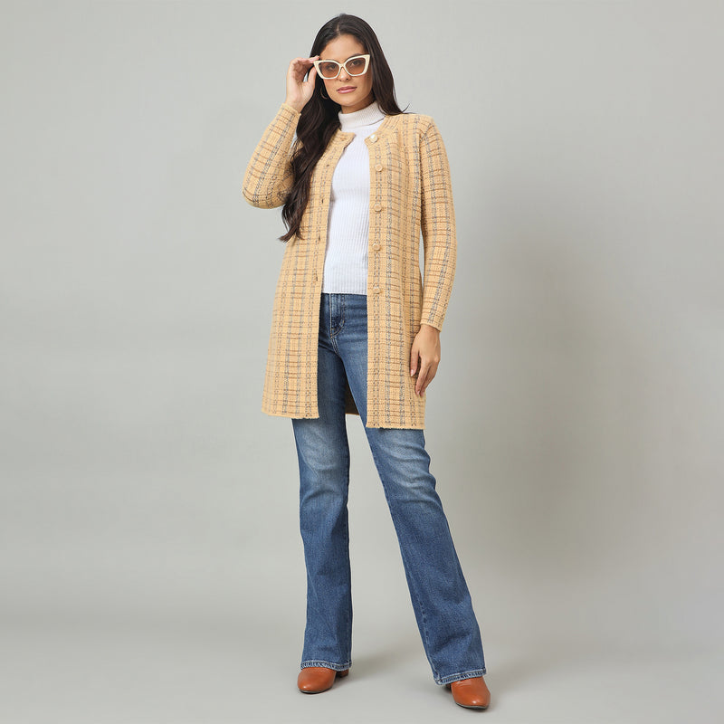 Duke Urban Women Long Coat Regular Sweater (SDS1316)