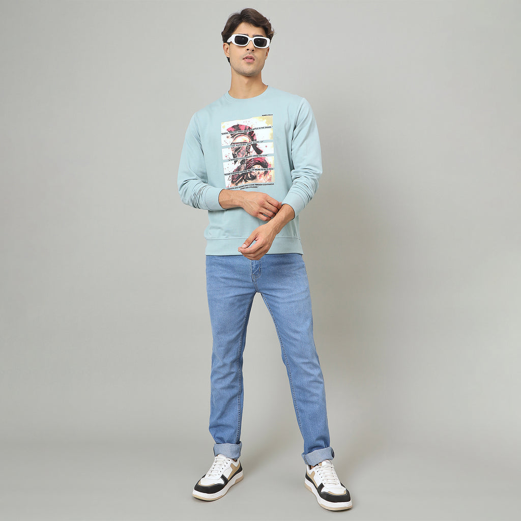 Duke Urban Men Round Neck Regular Sweatshirt (LF6437)