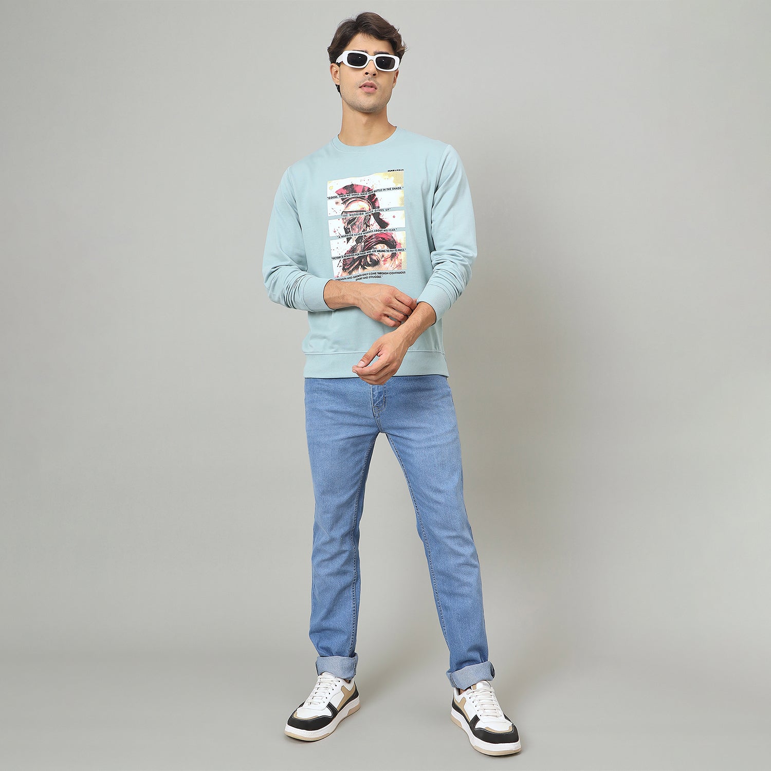 Duke Urban Men Round Neck Regular Sweatshirt (LF6437)