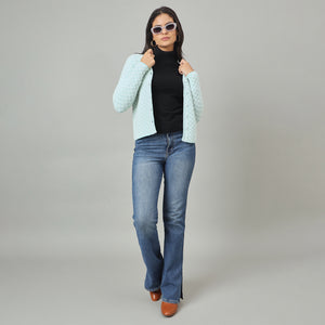 Duke Women Front Open Short Sweater (SDS1289)