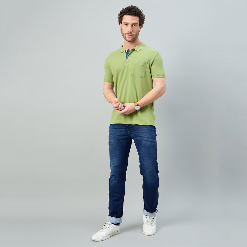 Duke Urban Men Smart Fit Solid Polo Tshirt (ONSD39) (More Colors)