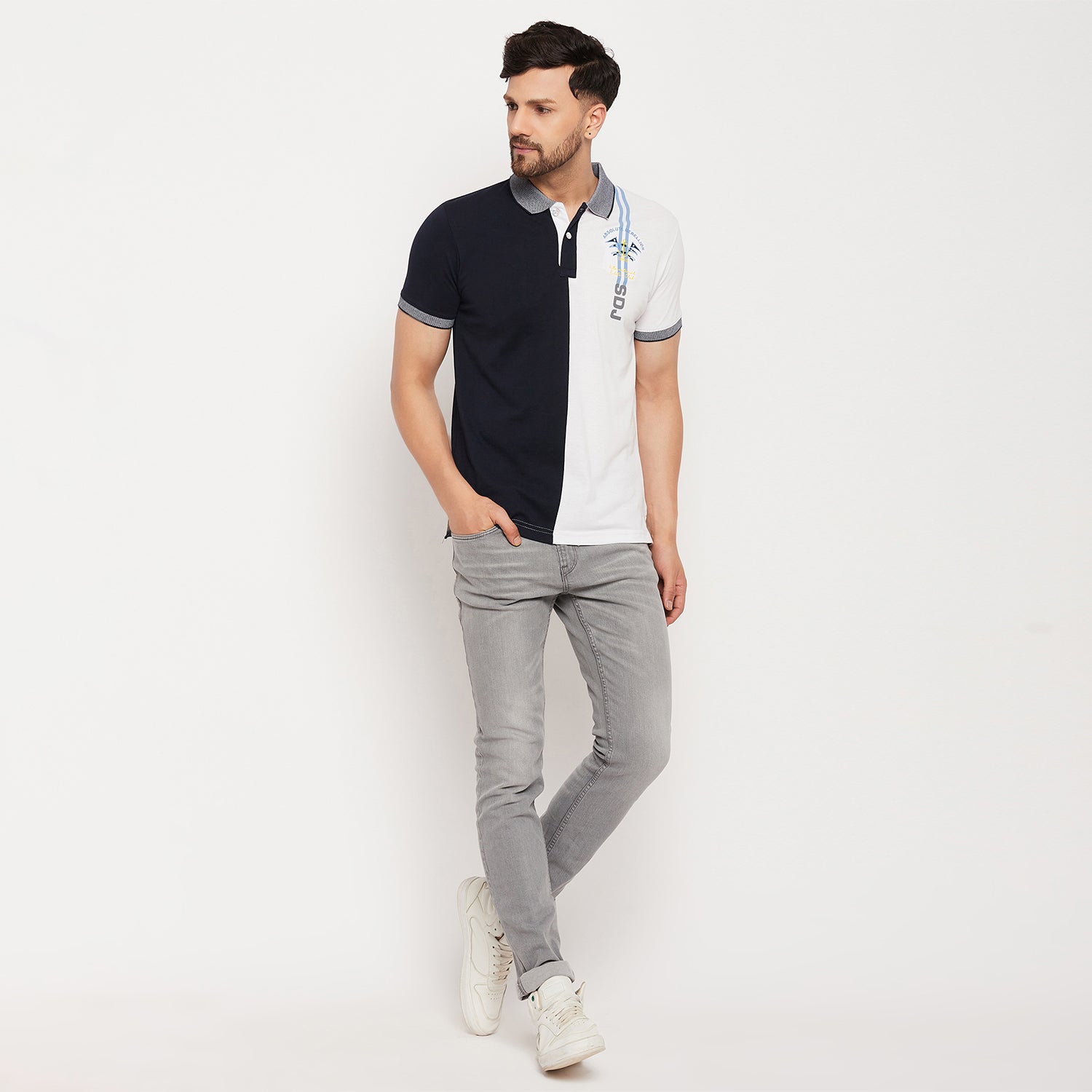 Duke Urban Men Half Sleeve Cotton T-shirt (MLF5853)