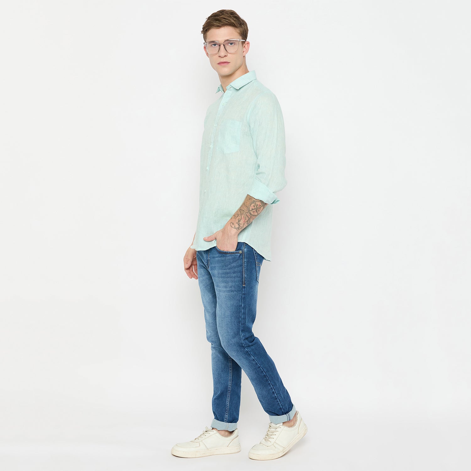 Duke Urban Men Full Sleeve Cotton Shirt (SDO9LIN)
