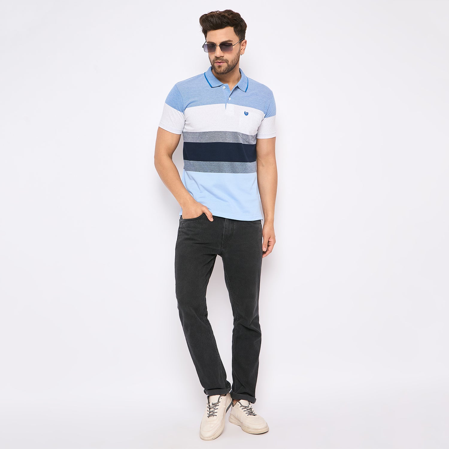Duke Stardust Men Half Sleeve Cotton T-shirt (MLF1127)