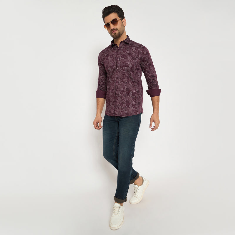 Duke Urban Men Full Sleeve Cotton Shirt (SDO8PRAV)