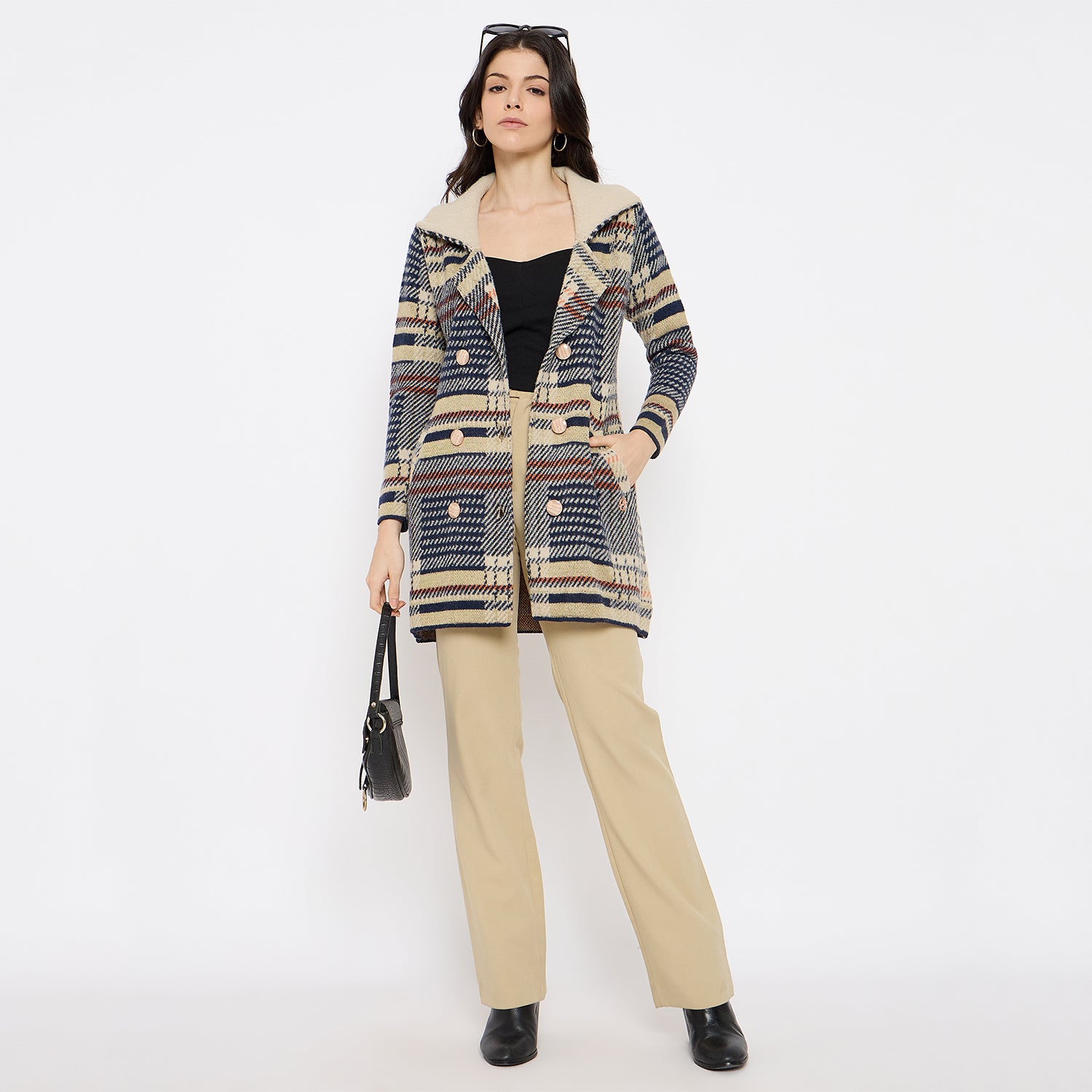 Duke Urban Women Full Sleeve Long Sweater (SDS1216)