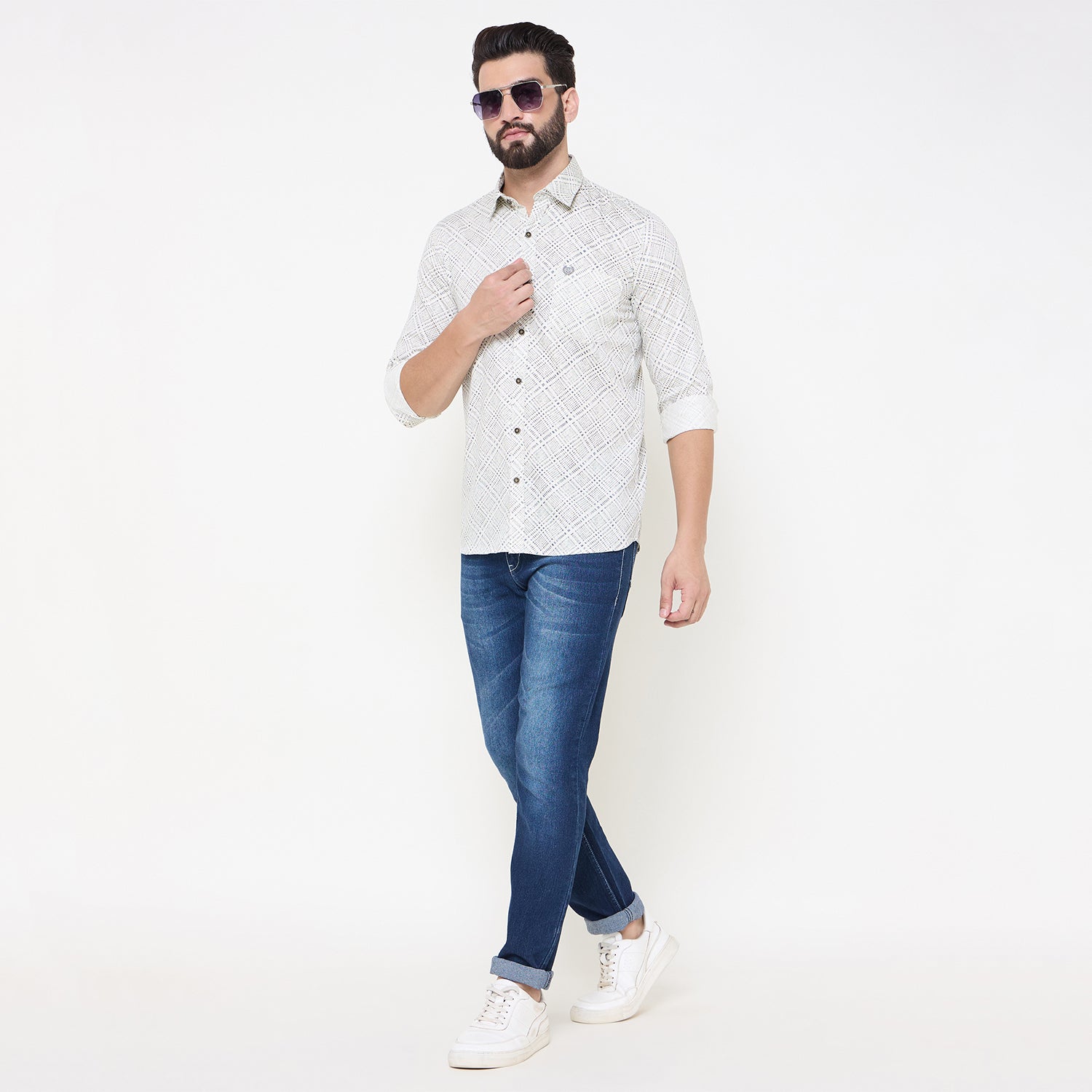 Duke Urban Men Full Sleeve Cotton Shirt (SDO6PRTQ)
