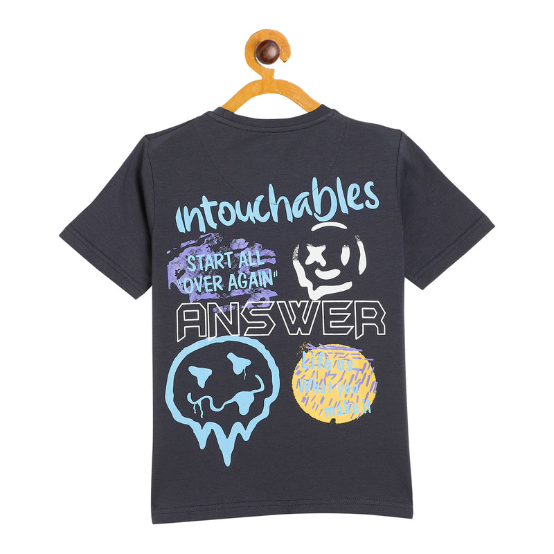 Duke Urban Boys Half Sleeve Cotton T-Shirt (LF694)