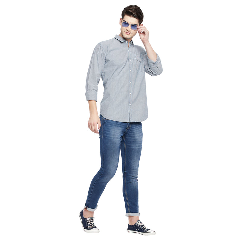 Duke Urban Men Full Sleeve Cotton Shirt (LQO8522)