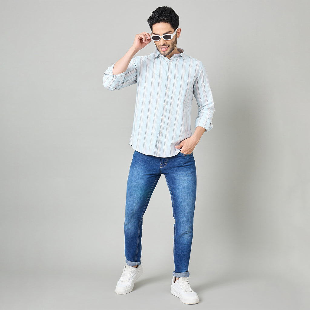 Duke Urban Men Full Sleeve Cotton Shirt (SDO7STF)